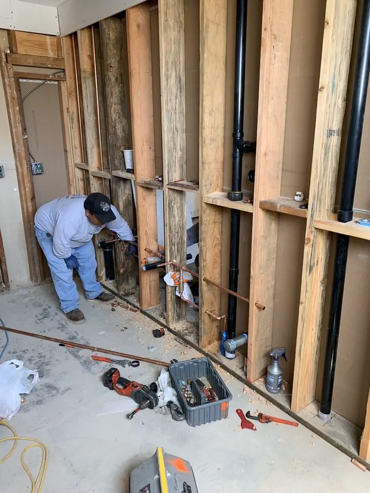 Commercial rough-in plumbing for Water Heater Replacement in Woodfield